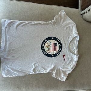 Nike Gray USA Olympic Team Short Sleeve Tee